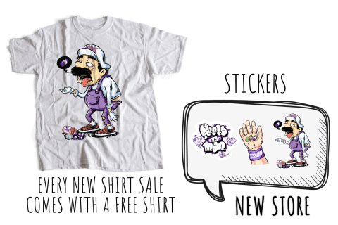 New Shirt and Stickers on the Store!