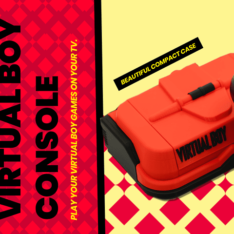 VIRTUAL BOY CONSOLE – PLAY YOUR VIRTUAL BOY GAMES ON YOUR TV! VIRTUAL TAP