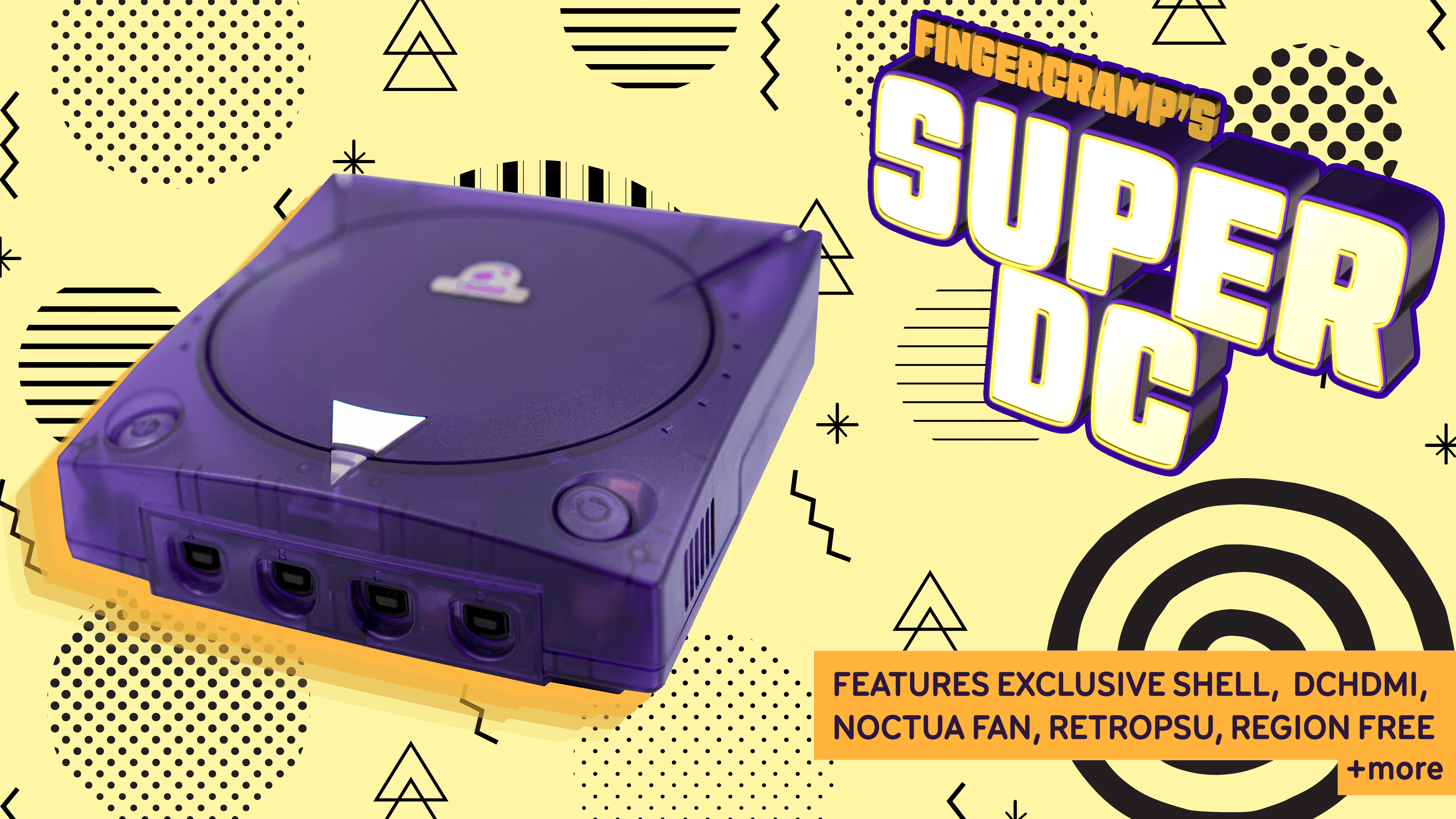 Ventola Esterna Per SEGA Dreamcast – HAIS DC Cooling Fan, Modding Raffreddamento