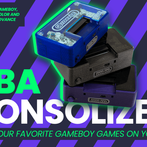 GBA CONSOLIZER – PLAY YOUR GAMEBOY GAMES THROUGH HDMI – ADVANCE COLOR