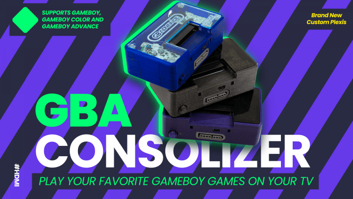 GBA CONSOLIZER – PLAY YOUR GAMEBOY GAMES ON YOUR TV!