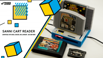Sanni Cart Reader – Compatible with SNES Genesis, N64, GB, GBC, GBA and More – Ultimate Retro Tool