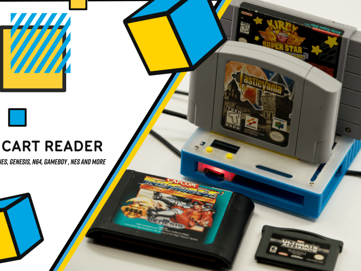 Sanni Cart Reader – Compatible with SNES Genesis, N64, GB, GBC, GBA and More – Ultimate Retro Tool