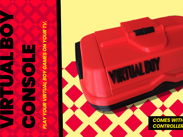 VIRTUAL BOY CONSOLE – PLAY YOUR VIRTUAL BOY GAMES ON YOUR TV!