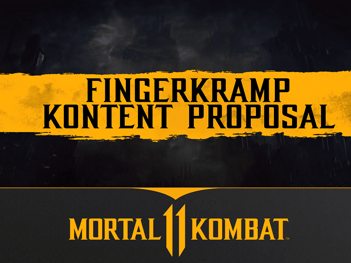 Mortal Kombat 11 Kontent Proposal